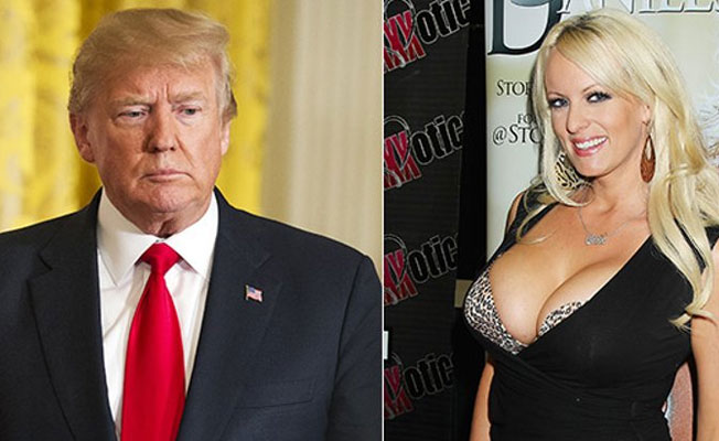 Trump'tan porno oyuncusuna sus payı!
