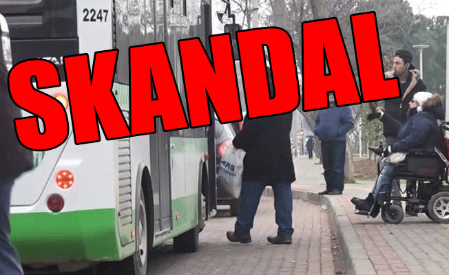 Engelli kadına büyük terbiyesizlik: Otobüslere alınmadı!