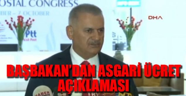 Yıldırım'dan asgari ücret açıklaması