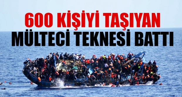 600 mülteciyi taşıyan tekne Mısır açıklarında battı
