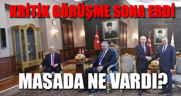 Kritik görüşme sona erdi
