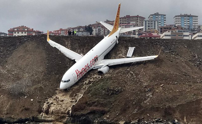 Trabzon'da pistten çıkan uçakla ilgili şaşırtan iddia