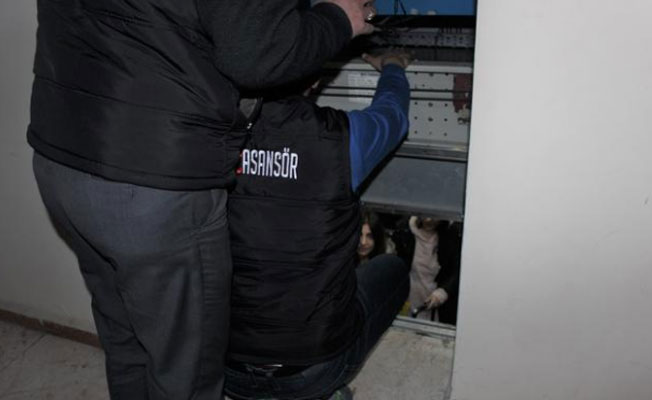 Bursa'da 12. katta hareketli dakikalar