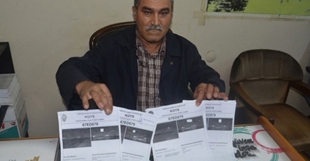 34 saniyede 1400 lira ceza yiyen sürücü