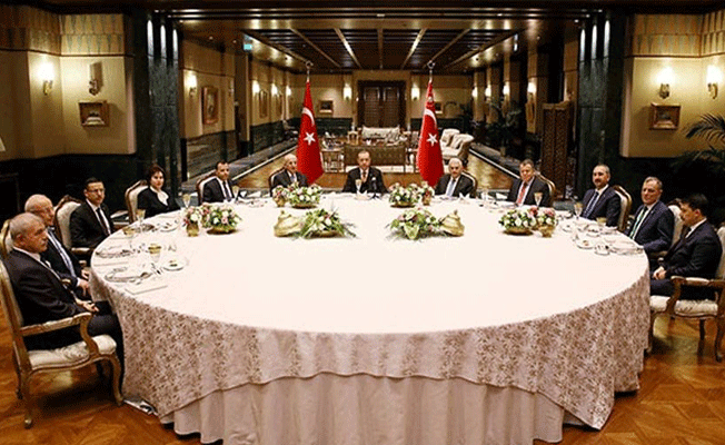 Erdoğan, yasama, yürütme ve yargı organı temsilcileriyle görüştü