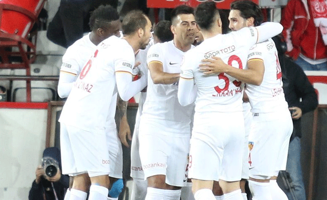 Kayserispor Antalyaspor'u 2-0 mağlup etti