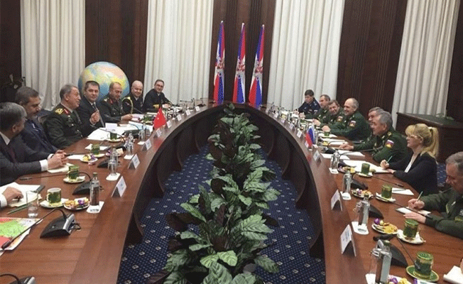 Şoygu, Akar ve Fidan'la görüştü