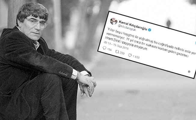 Kılıçdaroğlu: Bu coğrafyada nefrete asla yer vermemeliyiz!