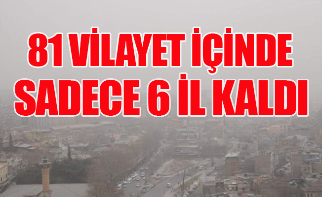CHP'li vekil açıkladı: Türkiye'de sadece 6 ilin havası temiz!