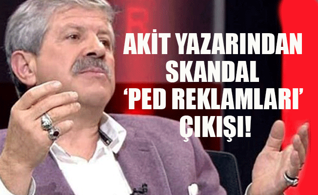 Akit yazarı Maranki: Ahlaki çöküntülere sebep olan orkid gibi...