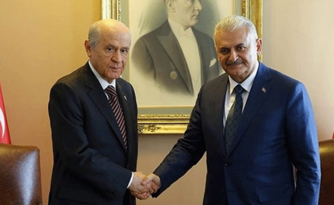 Yıldırım’dan Bahçeli görüşmesinde Afrin’e kara harekatı sinyali!