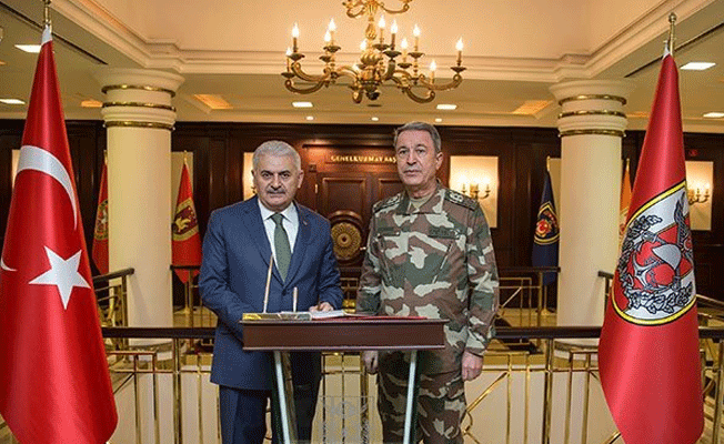 Yıldırım Genelkurmay Karargahı'nda!