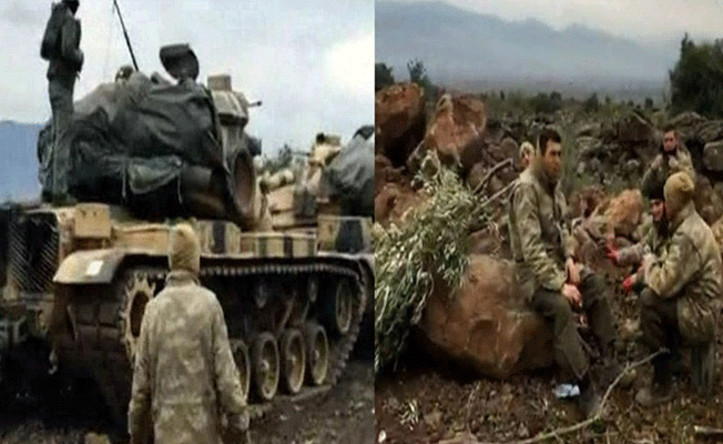 Kara harekatına katılan askerlerin ilk görüntüleri!