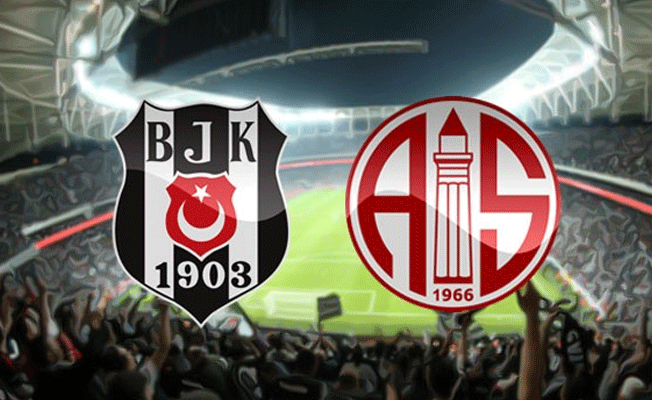 Antalyaspor Beşiktaş mücadelesinde ilk 11'ler belli oldu