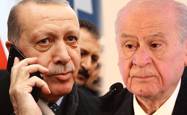 Erdoğan Bahçeli ile telefonda görüştü