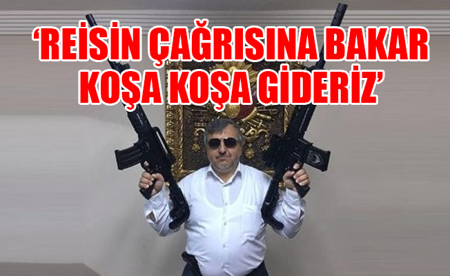 AKP'li başkandan tepki çeken 3 silahlı Afrin paylaşımı