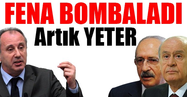 Muharrem İnce: Muhalefet liderleri değişmeli