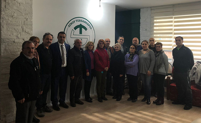 CHP'den Sinop Tersanespor'a destek ziyareti
