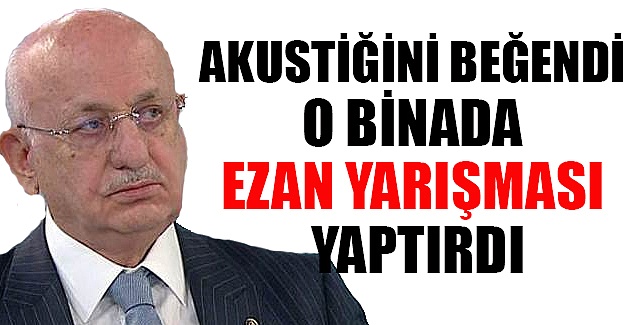 Devlet Operası'nda 'Ezan yarışması'