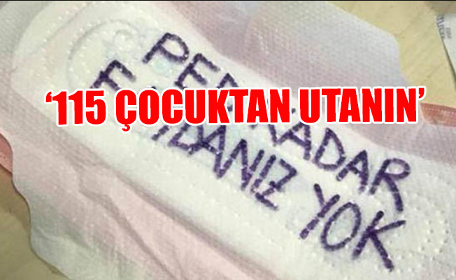 Akit gazetesine ped yolladılar!
