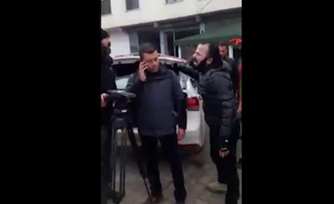 Kilis'te CNN Türk ekibine saldırıp tehdit etti!