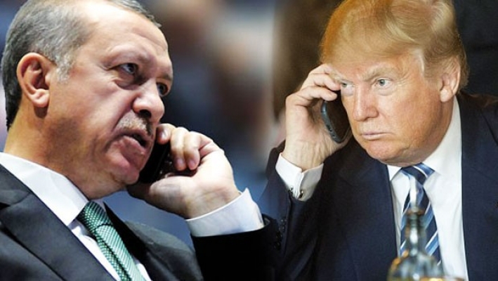 Gerilimde ilk temas: Erdoğan Trump'la görüştü