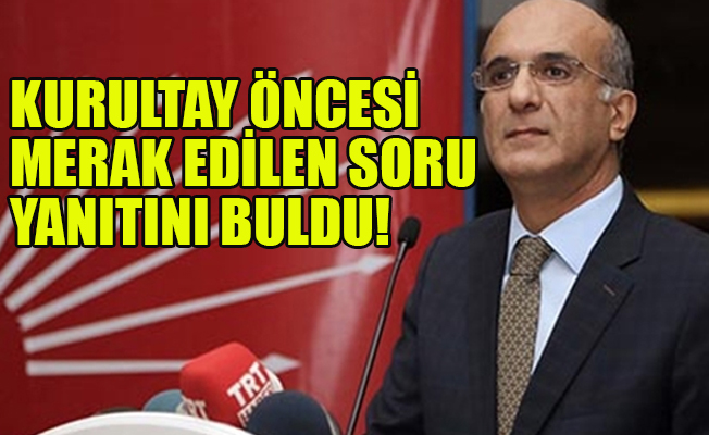 Son dakika: CHP'nin Divan Başkanlığı için önereceği isim belli oldu