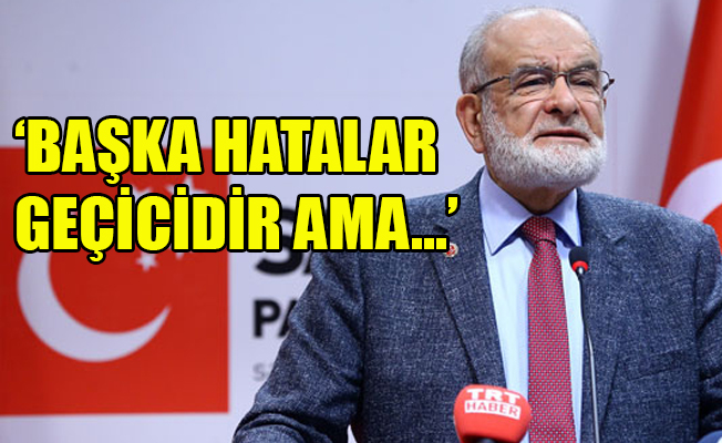 Karamollaoğlu, AKP'yi uyardı!