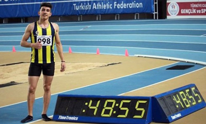 Geç atletten Türkiye rekoru
