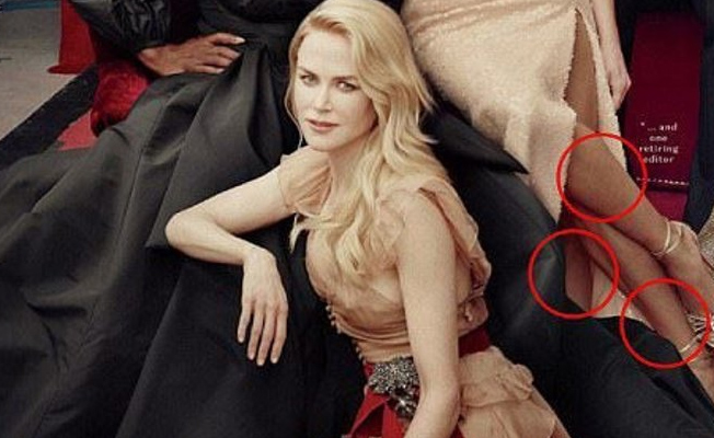 Skandal: Üç elli Winfrey, üç bacaklı Witherspoon!