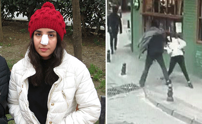 Liseli kız yolda yürürken yumruklu saldırıya uğradı!
