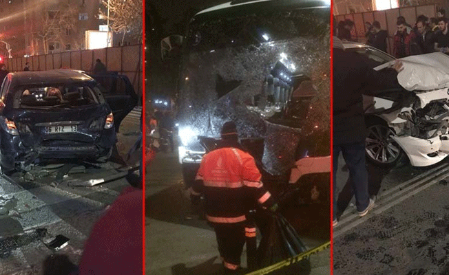 Kadıköy'de yolcu otobüsü karşı şeride geçti: Çok sayıda yaralı var!