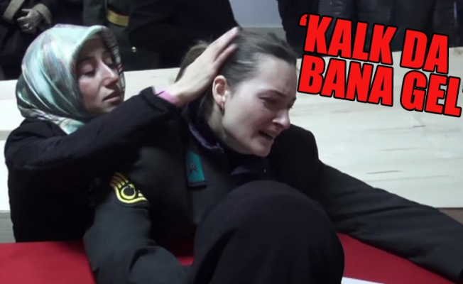 Eşinin üniformasıyla karşıladı söylediği sözler yürek dağladı
