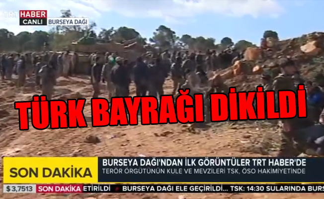 Burseya Dağı'ndan canlı yayın... Afrin'e 13 kilometre kaldı