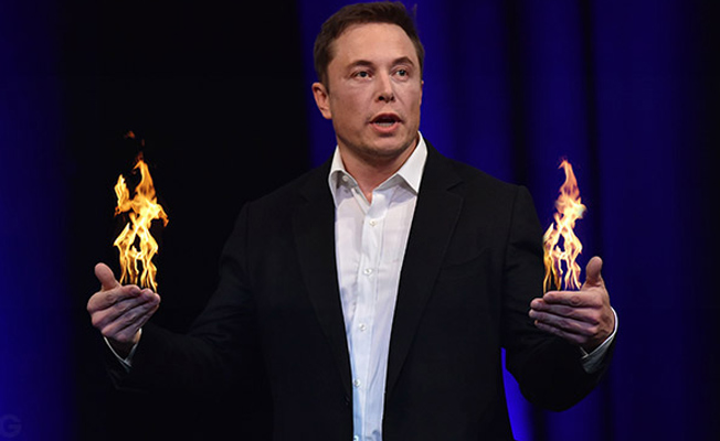 Elon Musk, alev makinesini tanıttı!