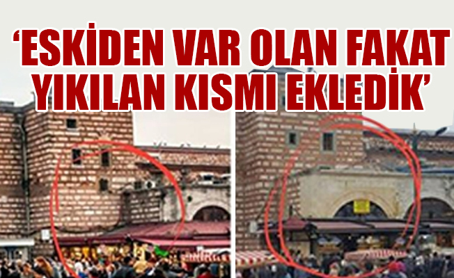 Mısır Çarşısı'nda 'restorasyon' rezaleti