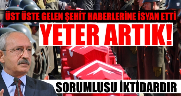 Kılıçdaroğlu: 'Yeter artık! Varsa bir sorun getirin, çözelim'