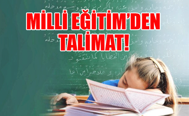'Öğrenciler 'Kuran' gibi derslere yönlendirilsin'