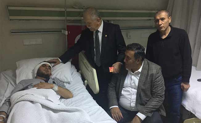 CHP'li vekilden Afrin gazilerine ziyaret