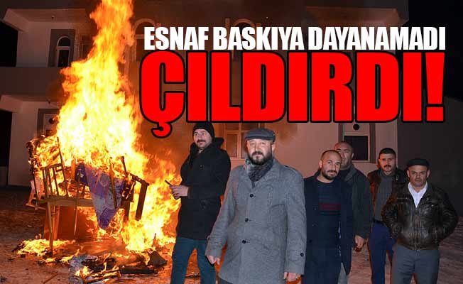 AKP İl Başkanına ulaşamadı, işyerini ateşe verdi!