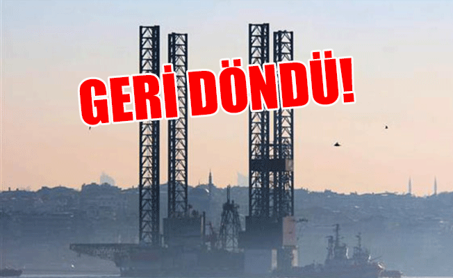 Dev petrol platformu Boğaz'dan geçemedi...
