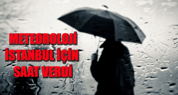 Meteorolojiden saatli uyarı