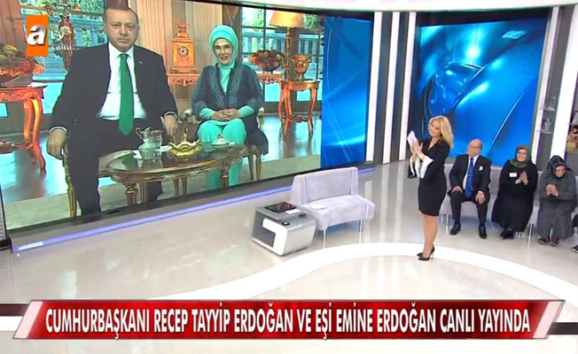 Cumhurbaşkanı Erdoğan ve eşi Emine Erdoğan, Müge Anlı'ya çıktı