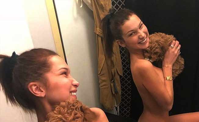 Bella, çıplak pozlarına bir yenisini daha ekledi!