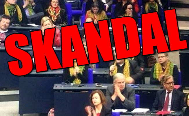 Alman vekiller PKK'ya böyle destek çıktı!