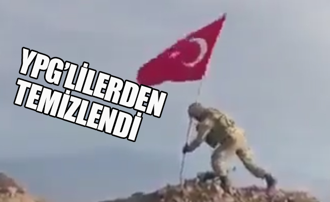 Mehmetçik Darmık Dağı'na Türk Bayrağı dikti!