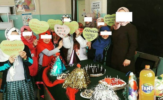 Sınıfta başörtüsü takanlara parti yaptılar... TBMM başkanı 'özel yaşam' dedi