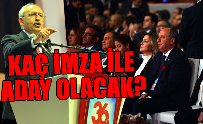 İnce gerekli imzayı topladı