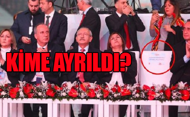 CHP kurultayında boş koltuk detayı...