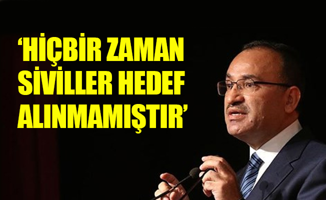 Bozdağ, napalm kullanıldığı iddiasını yalanladı